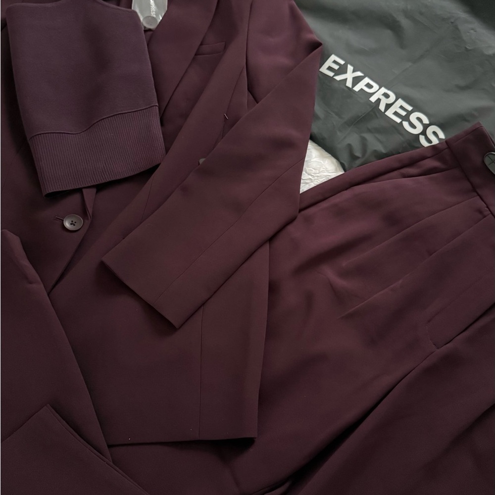 Express Rich Plum Women’s Suit Ensemble